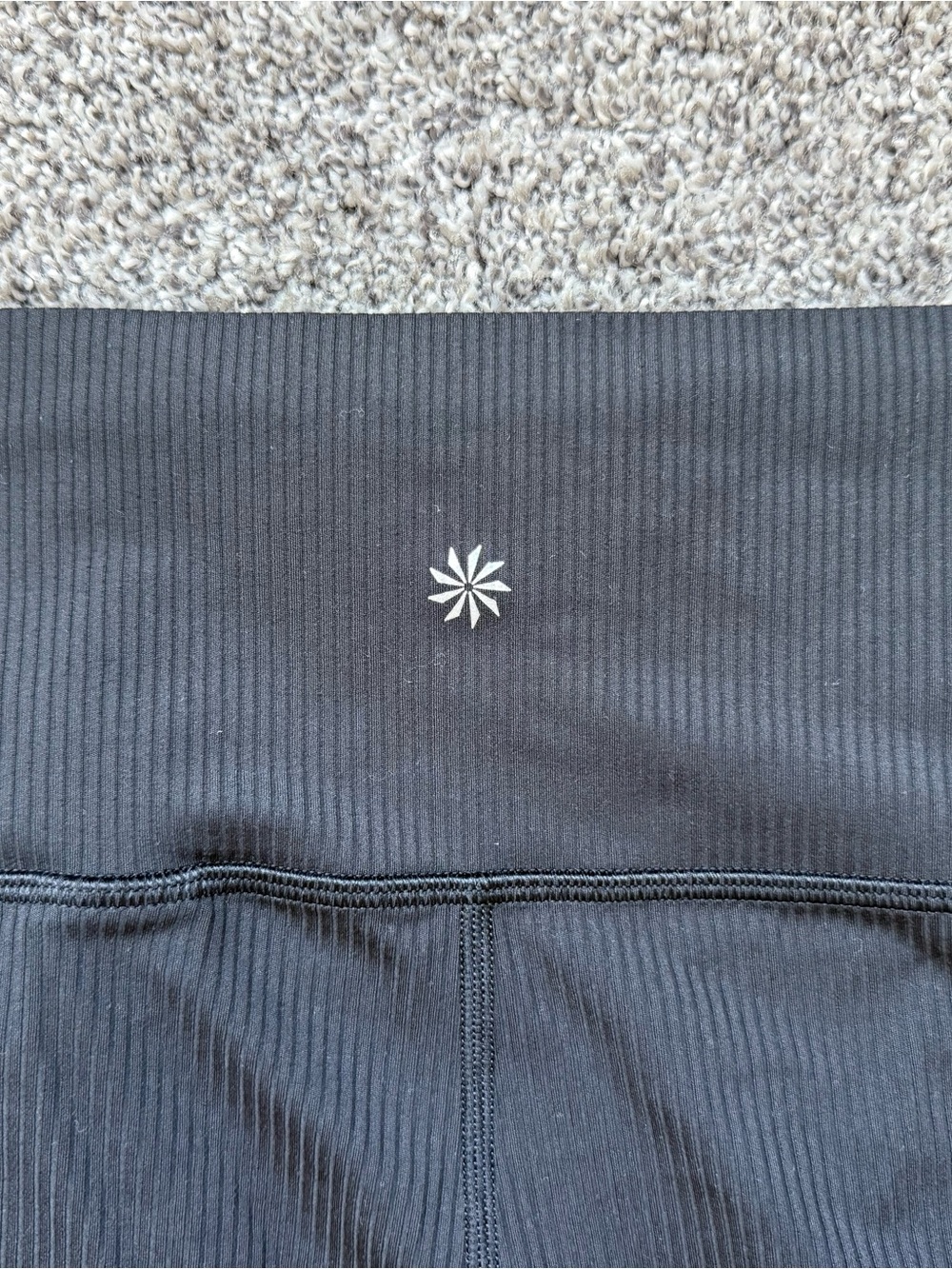 Athleta 7/8 Transcend Ribbed Leggings